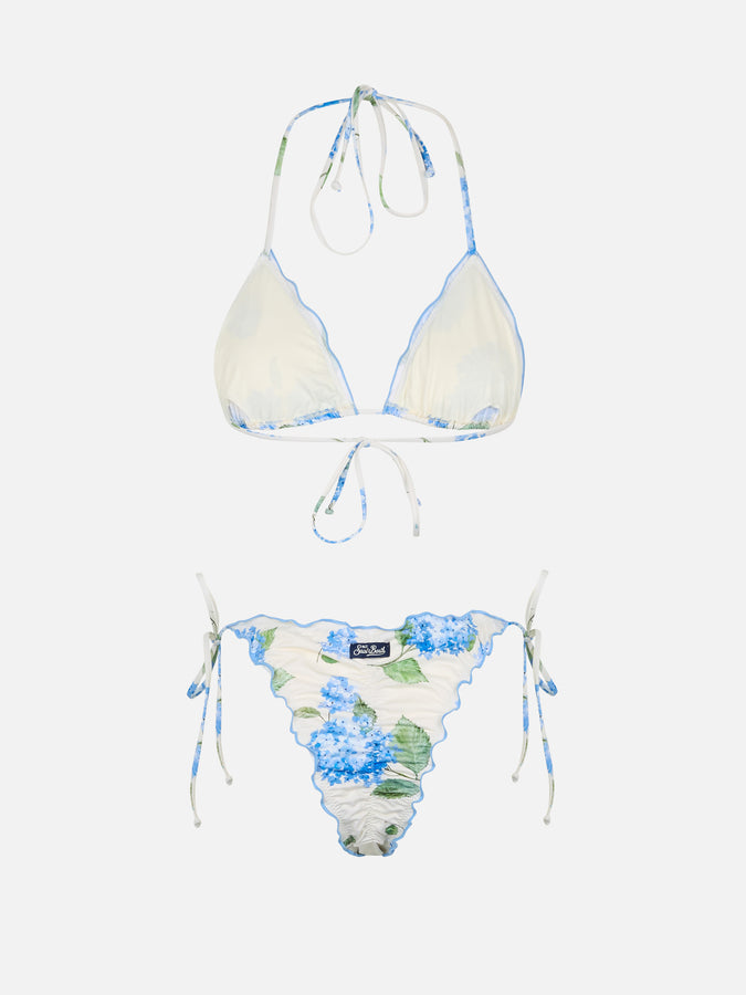 Mc2 Saint Barth Bikini A Triangolo Classico Da Donna A Fiori Sagittarius Miami