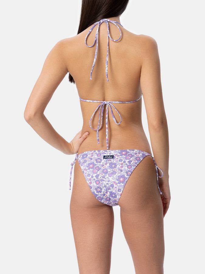 Mc2 Saint Barth Bikini A Triangolo Da Donna Betsy Leah Virgo | REALIZZATO CON TESSUTO LIBERTY