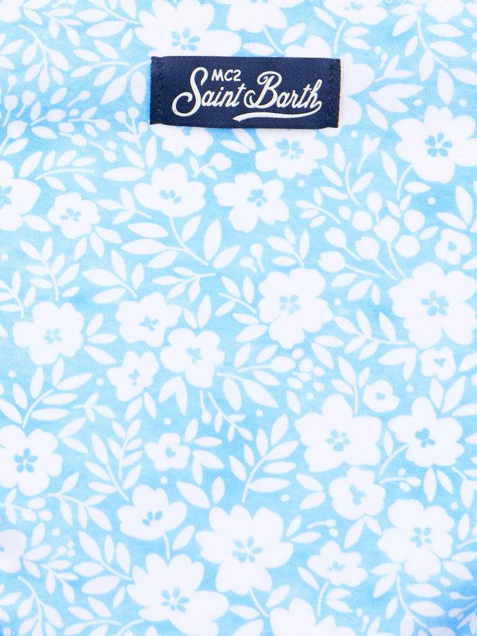 Mc2 Saint Barth Bikini Bralette A Fiori Per Bambina Jaiden