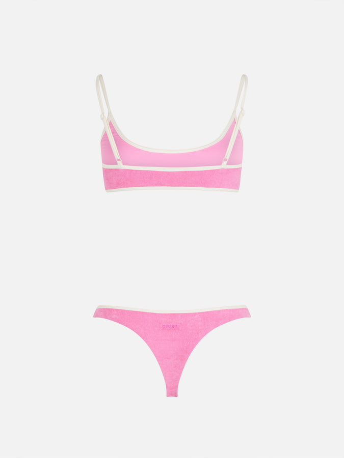 Mc2 Saint Barth Bikini Bralette Per Donna Judy Naomi In Spugna Con Bordino