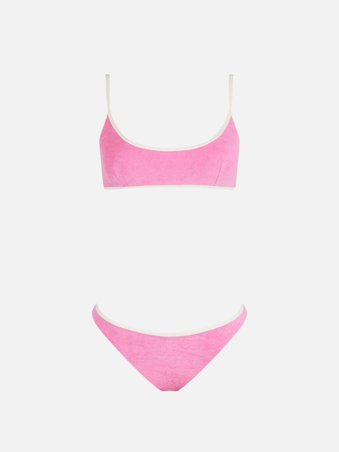 Mc2 Saint Barth Bikini Bralette Per Donna Judy Naomi In Spugna Con Bordino