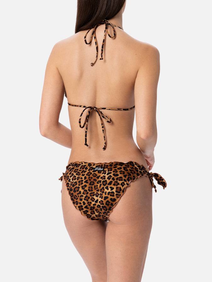 Mc2 Saint Barth Bikini Classico Da Donna A Triangolo Animalier Sarius