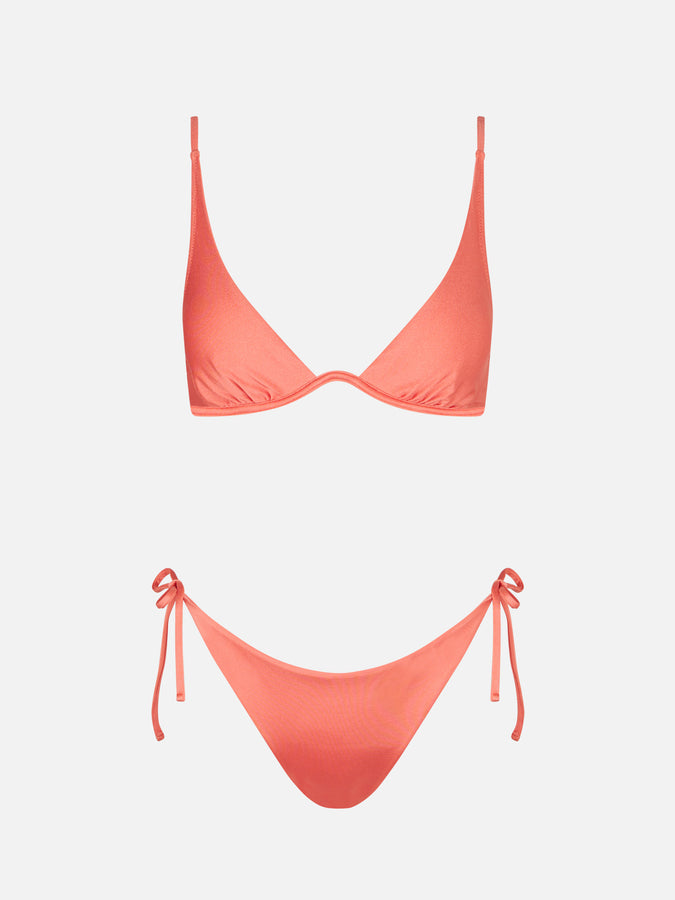 Mc2 Saint Barth Bikini Con Ferretto A V E Slip Da Bagno