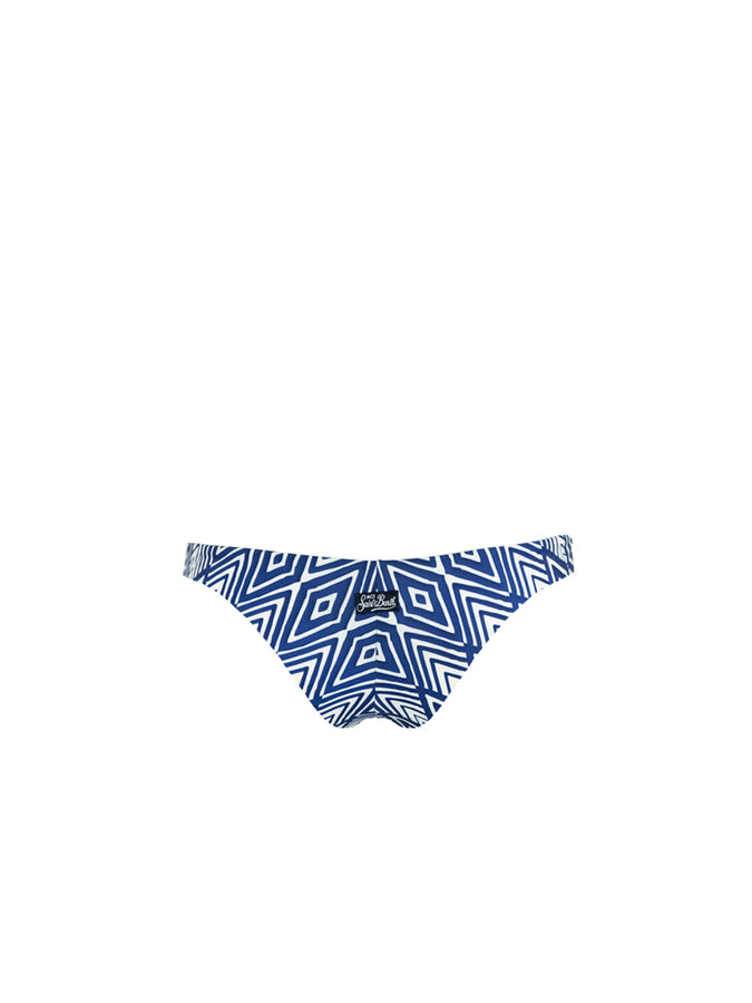 Mc2 Saint Barth Bikini Con Top All'americana Stampa Optical