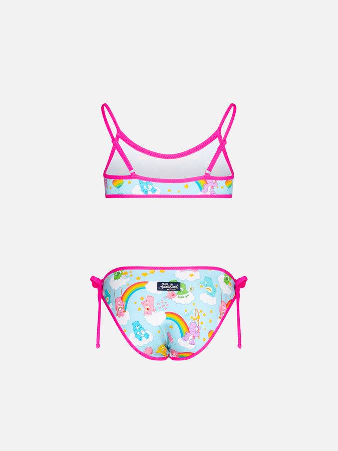 Mc2 Saint Barth Bikini Da Bambina A Bralette Con Orsetti E Arcobaleni | CARE BEARS EDIZIONE SPECIALE