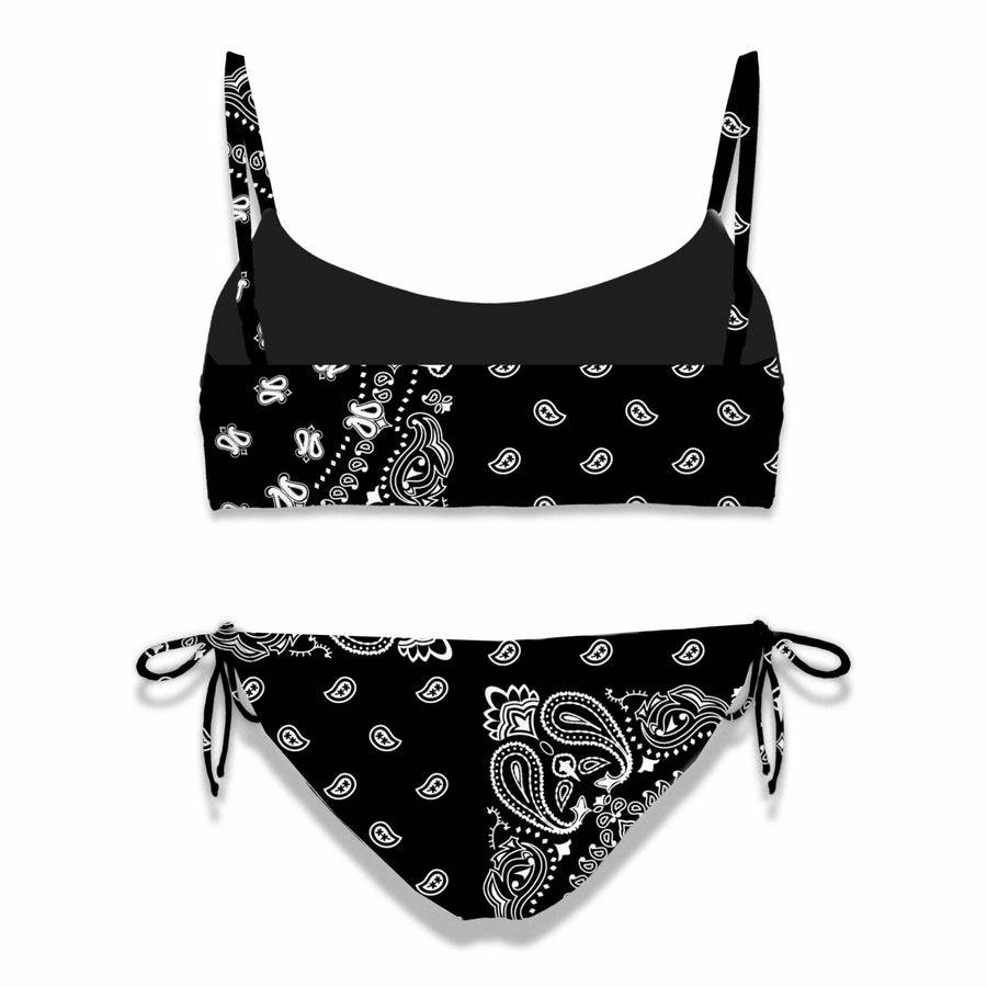 Mc2 Saint Barth Bikini Da Bambina A Bralette Con Stampa Bandana