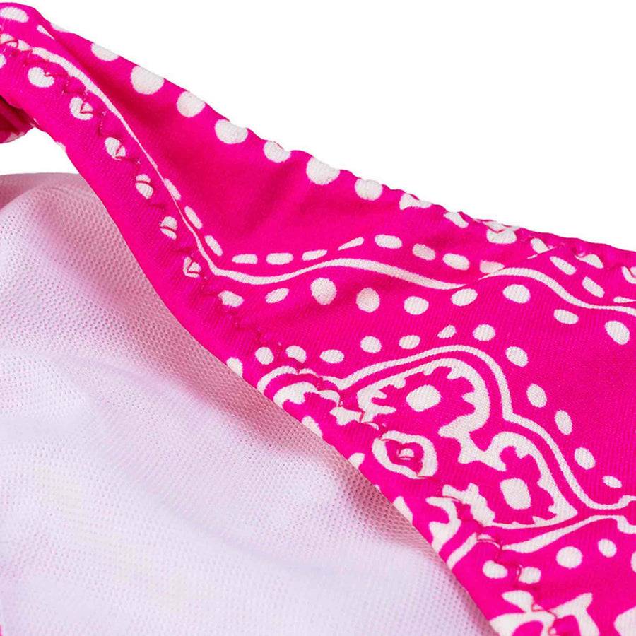 Mc2 Saint Barth Bikini Da Bambina Con Top Allacciato Al Collo