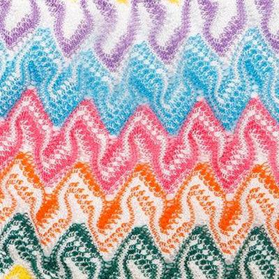 Mc2 Saint Barth Bikini Da Bambina In Maglia Chevron