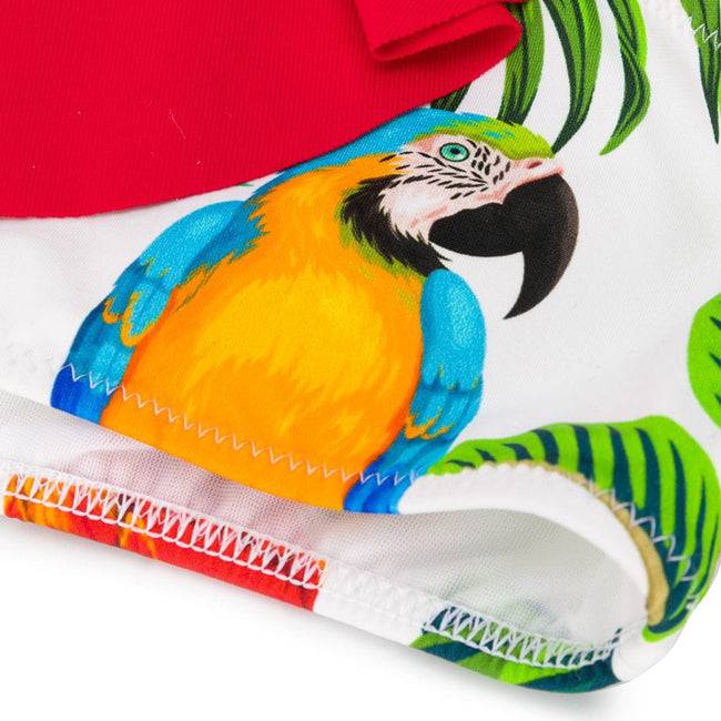 Mc2 Saint Barth Bikini Da Bambina Monospalla Con Volant