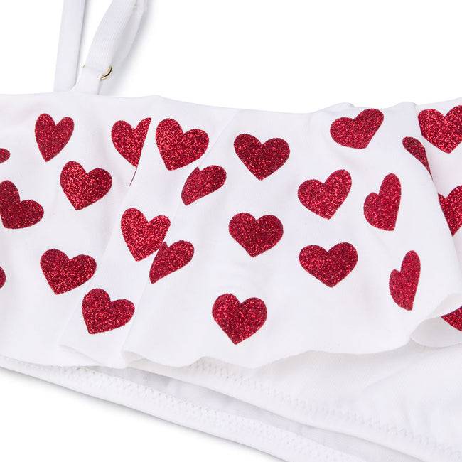 Mc2 Saint Barth Bikini Da Bambina Monospalla Con Volant