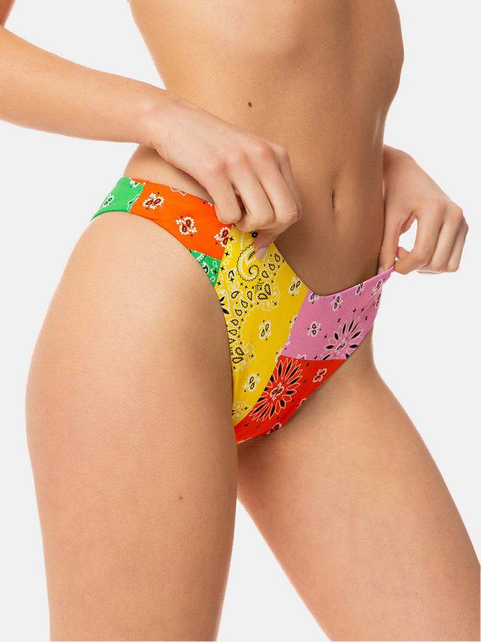 Mc2 Saint Barth Bikini Da Donna A Bralette Con Stampa Bandana Multicolore