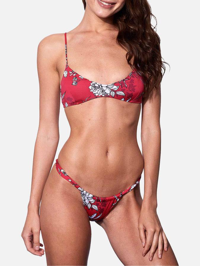 Mc2 Saint Barth Bikini Da Donna A Bralette Con Stampa Fiori