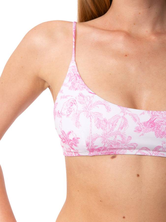 Mc2 Saint Barth Bikini Da Donna A Bralette Con Stampa Giungla