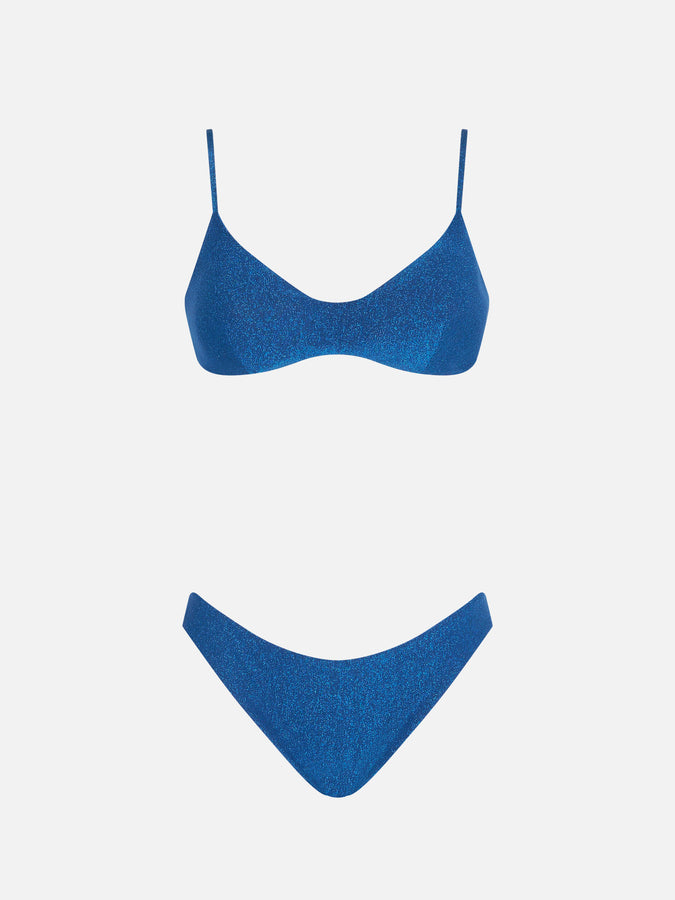 Mc2 Saint Barth Bikini Da Donna A Bralette In Lurex