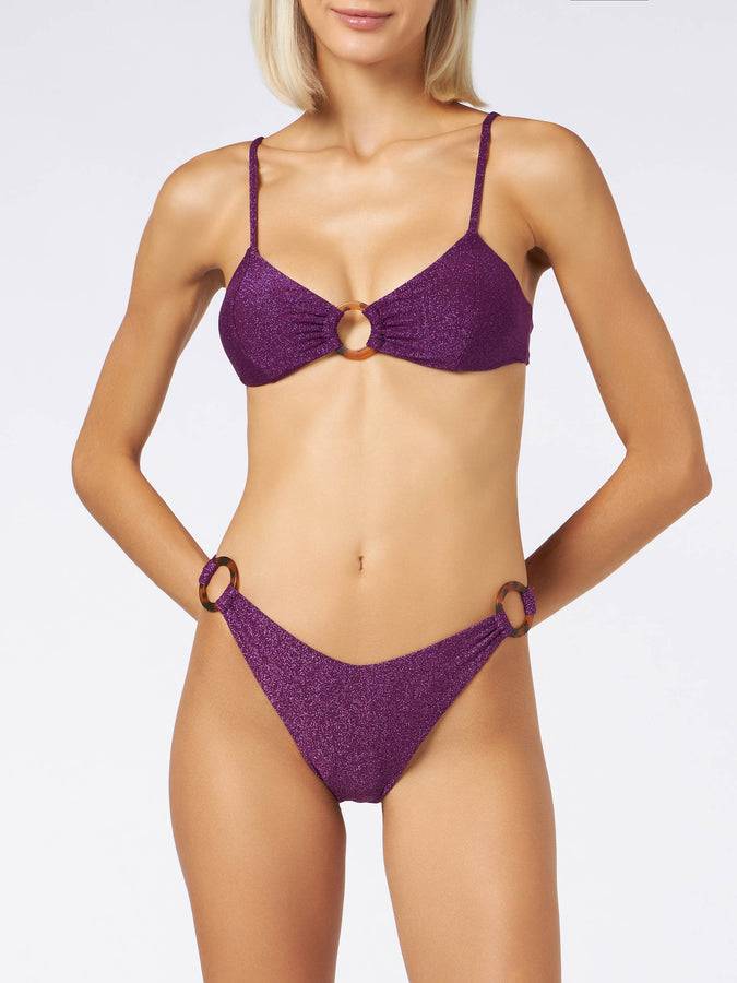 Mc2 Saint Barth Bikini da donna a bralette in lurex