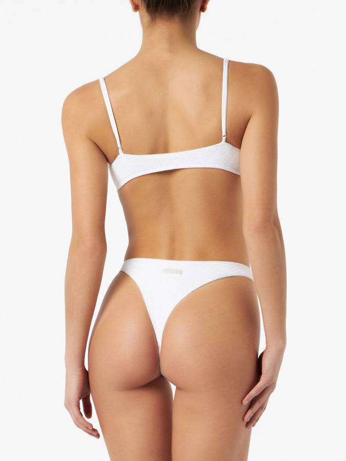 Mc2 Saint Barth Bikini Da Donna A Bralette In Spugna