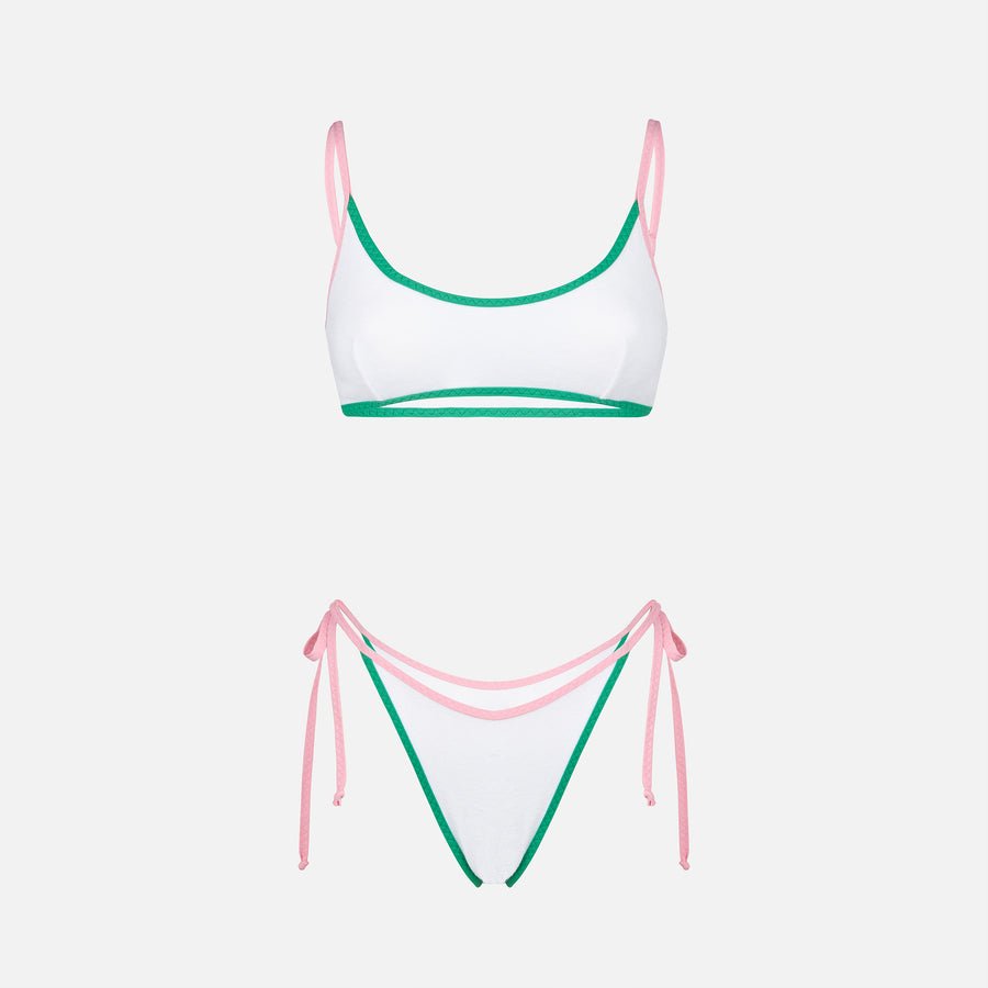 Mc2 Saint Barth Bikini Da Donna A Bralette In Spugna