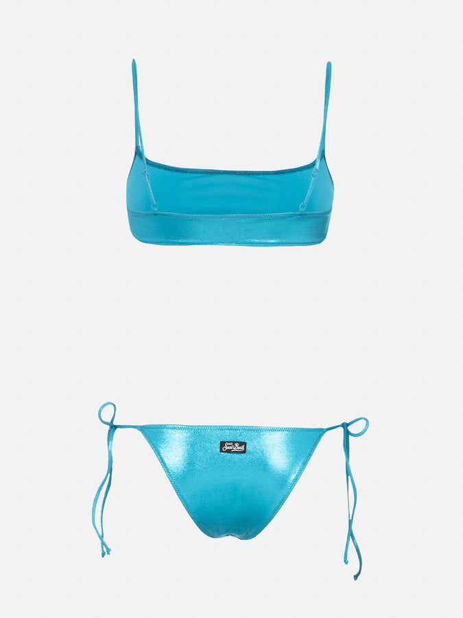 Mc2 Saint Barth Bikini Da Donna A Bralette Lamina Verde Acqua Sadie Marielle