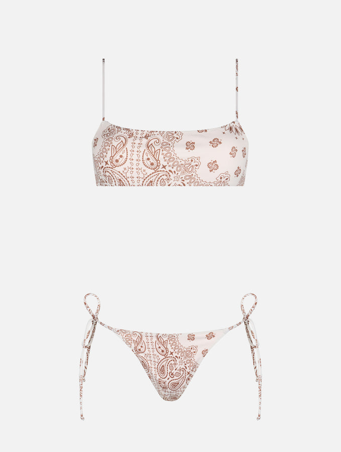 Mc2 Saint Barth Bikini Da Donna A Bralette Sadie Marielle A Bandana