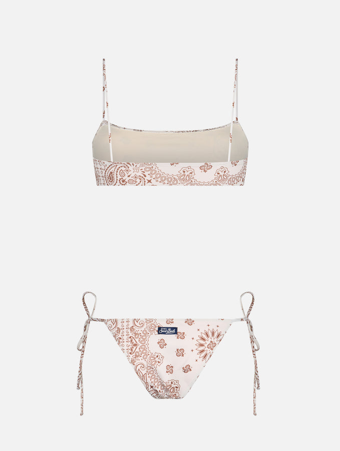 Mc2 Saint Barth Bikini Da Donna A Bralette Sadie Marielle A Bandana