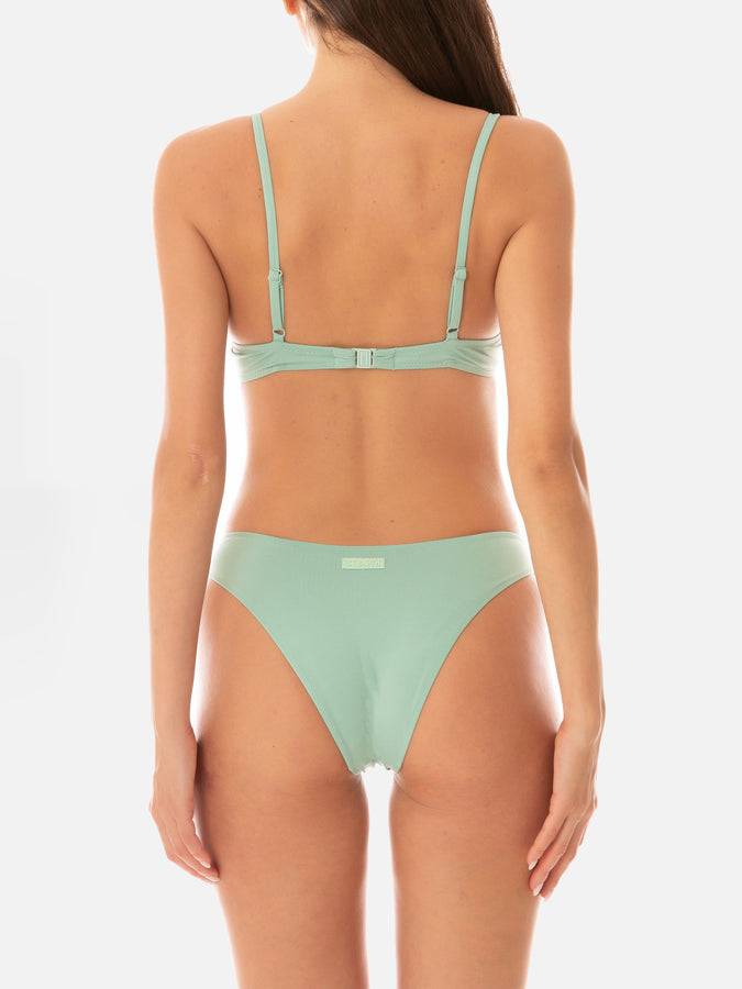 Mc2 Saint Barth Bikini Da Donna A Bralette Salvia Con Ferretto