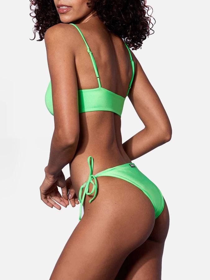 Mc2 Saint Barth Bikini Da Donna A Bralette Verde Fluo
