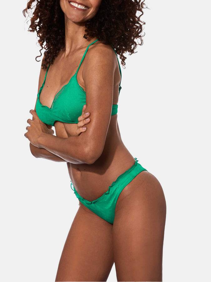 Mc2 Saint Barth Bikini Da Donna A Bralette Verde Smeraldo