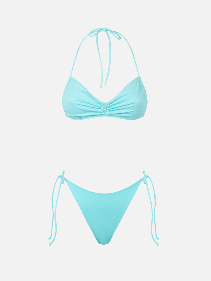 Mc2 Saint Barth Bikini Da Donna A Fascia Verde Acqua
