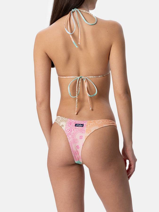 Mc2 Saint Barth Bikini Da Donna A Triangolo A Bandana Leah Naomi
