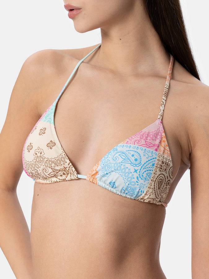 Mc2 Saint Barth Bikini Da Donna A Triangolo A Bandana Leah Naomi