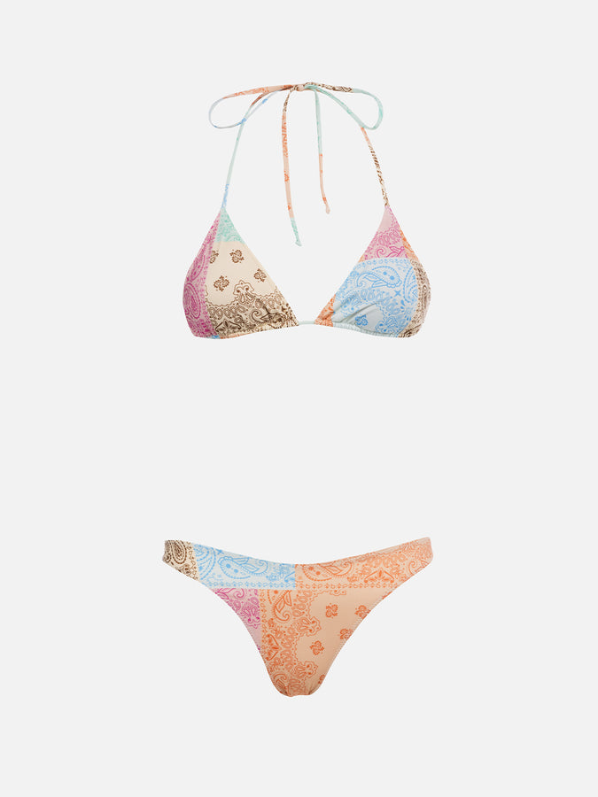 Mc2 Saint Barth Bikini Da Donna A Triangolo A Bandana Leah Naomi