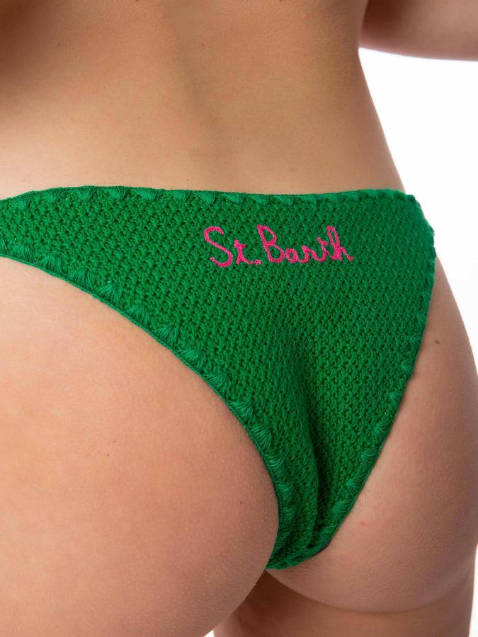 Mc2 Saint Barth Bikini Da Donna A Triangolo All'uncinetto