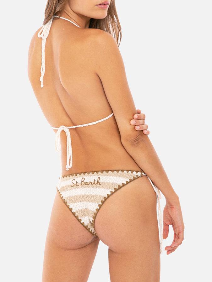 Mc2 Saint Barth Bikini Da Donna A Triangolo All'uncinetto