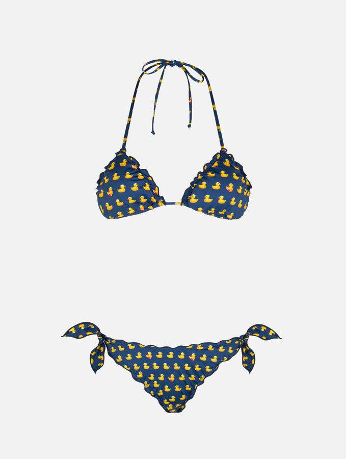 Mc2 Saint Barth Bikini Da Donna A Triangolo Classico Sagittarius Moon Con Papere