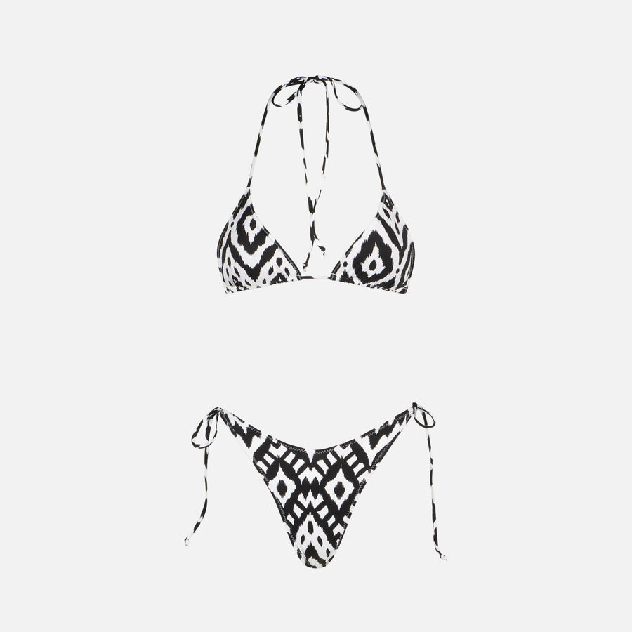 Mc2 Saint Barth Bikini Da Donna A Triangolo Con Fantasia