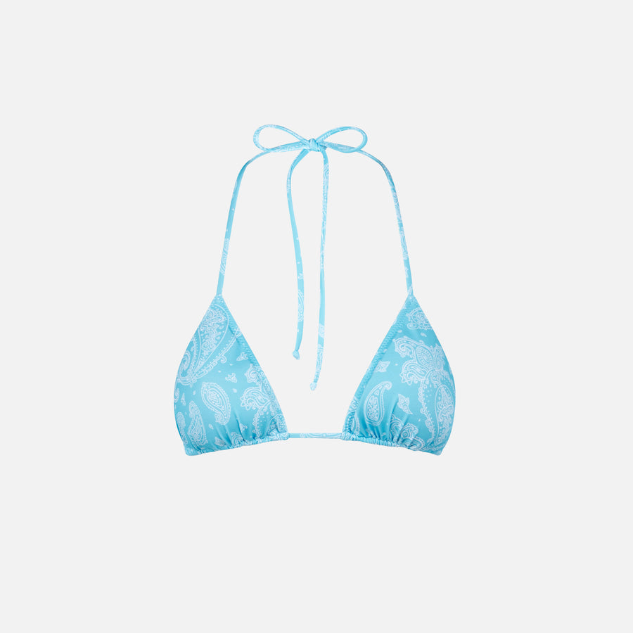 Mc2 Saint Barth Bikini Da Donna A Triangolo Con Stampa Paisley