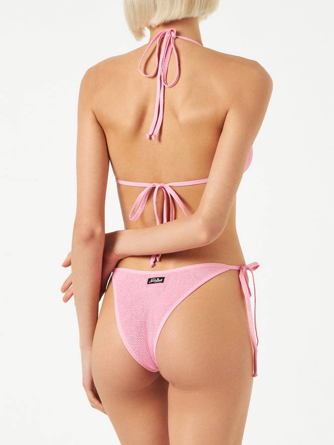 Mc2 Saint Barth Bikini Da Donna A Triangolo Crinkle