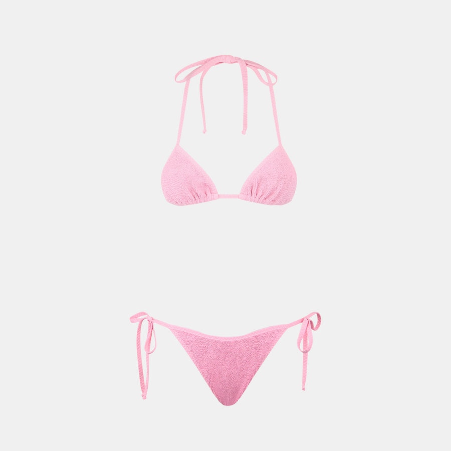 Mc2 Saint Barth Bikini Da Donna A Triangolo Crinkle