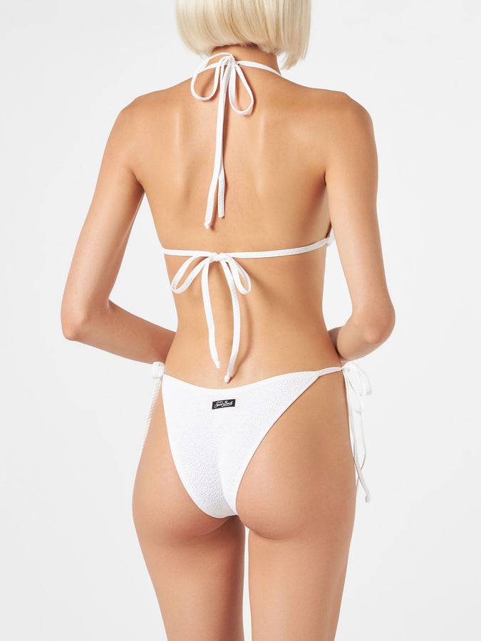 Mc2 Saint Barth Bikini Da Donna A Triangolo Crinkle
