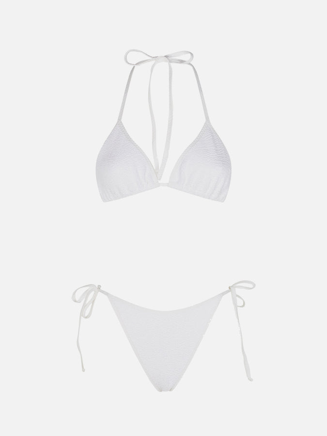 Mc2 Saint Barth Bikini Da Donna A Triangolo Crinkle