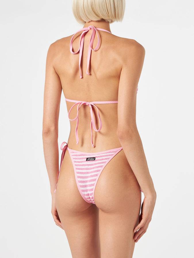 Mc2 Saint Barth Bikini Da Donna A Triangolo Crinkle