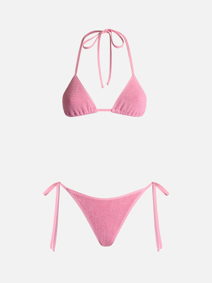Mc2 Saint Barth Bikini Da Donna A Triangolo Crinkle