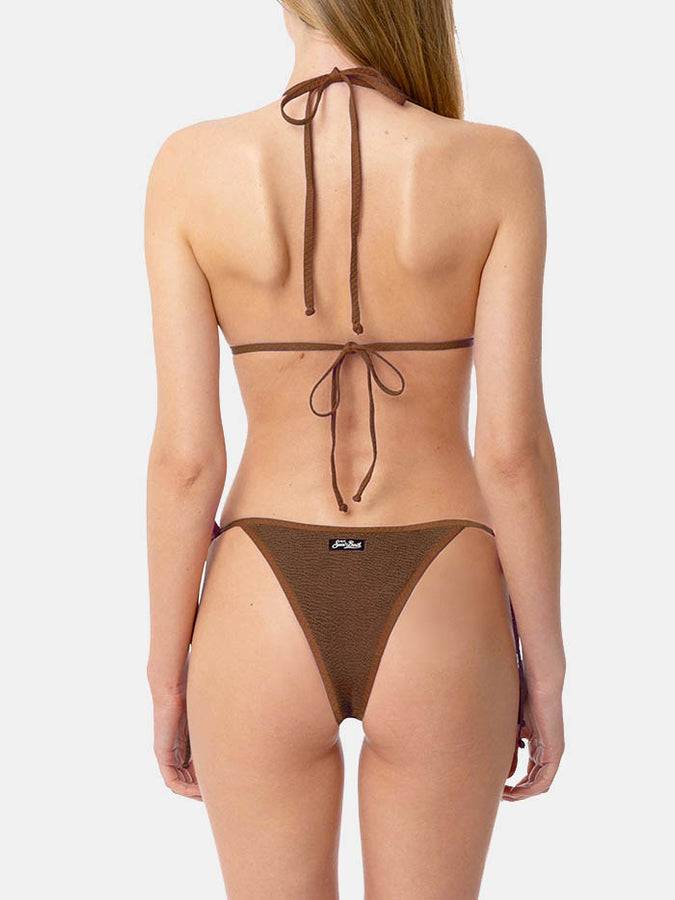 Mc2 Saint Barth Bikini Da Donna A Triangolo Crinkle