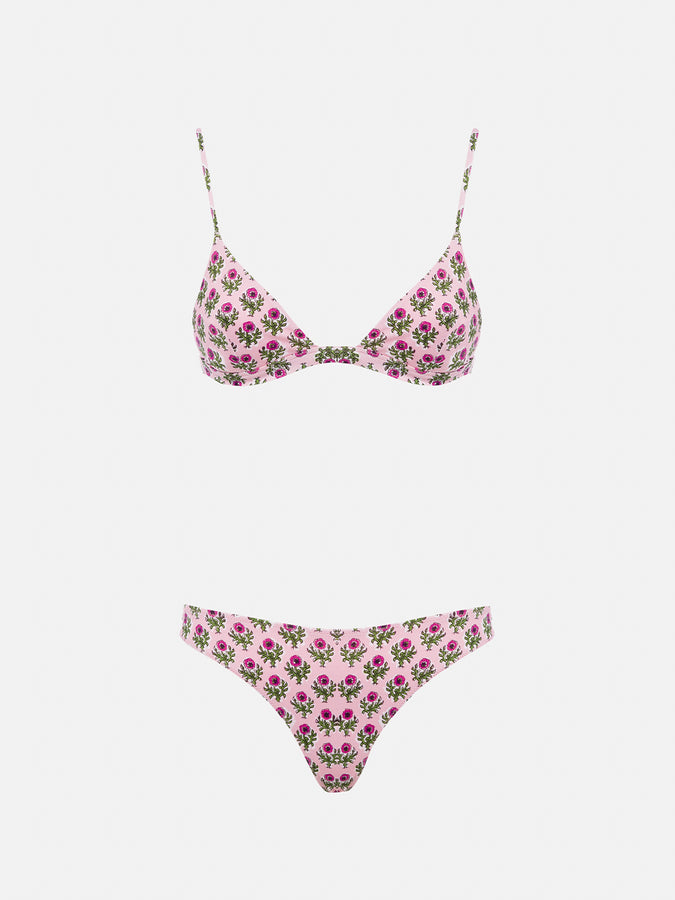 Mc2 Saint Barth Bikini Da Donna A Triangolo Fiore Rylie Lido