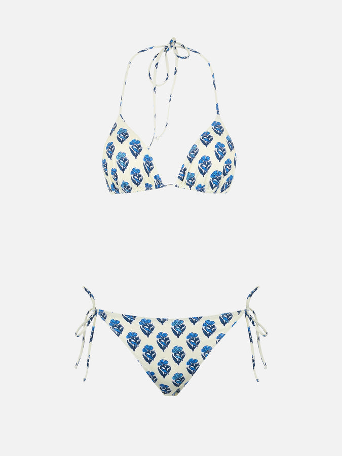 Mc2 Saint Barth Bikini Da Donna A Triangolo Fiori Jaipur Leah Virgo