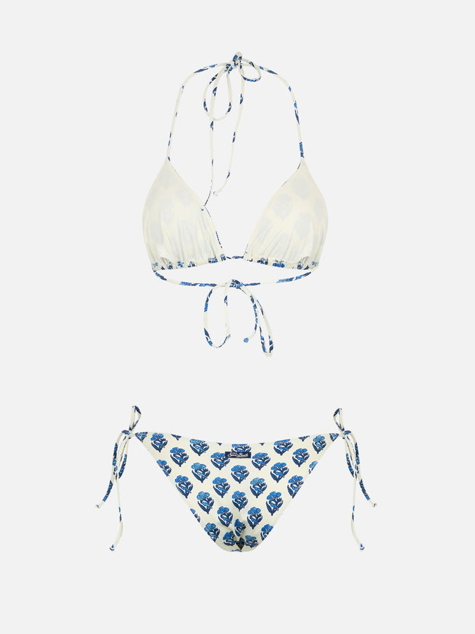 Mc2 Saint Barth Bikini Da Donna A Triangolo Fiori Jaipur Leah Virgo