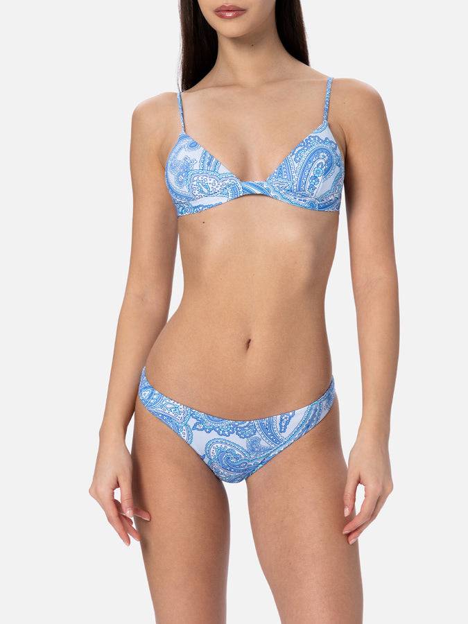 Mc2 Saint Barth Bikini da donna a triangolo paisley Rylie Naomi