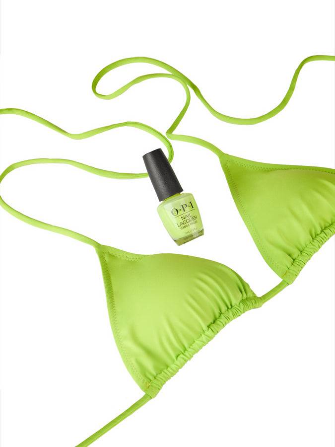 Mc2 Saint Barth Bikini Da Donna A Triangolo Verde Lime