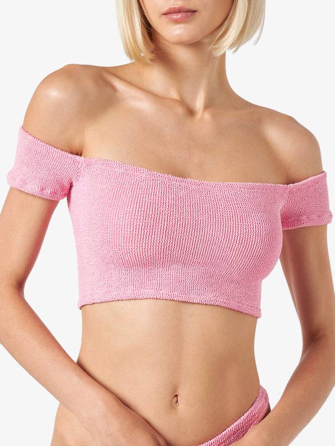 Mc2 Saint Barth Bikini Da Donna Crinkle Spallina Larga