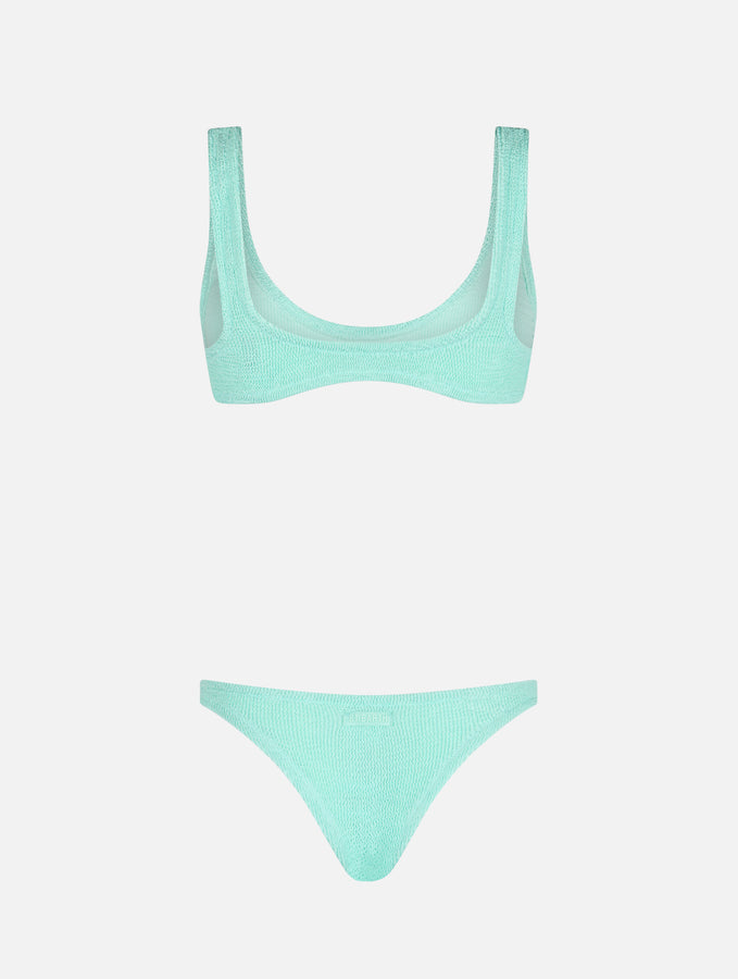 Mc2 Saint Barth Bikini Da Donna Crinkle Verde Salvia Pamy Naomi